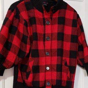 Torrid Buffalo Plaid 3/4 Jacket